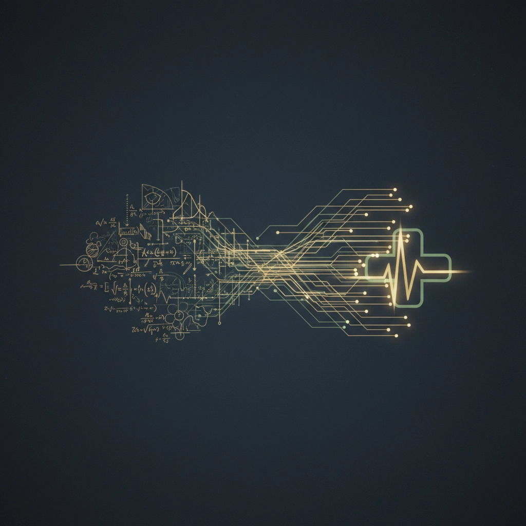 گرافیک مفهومی داستان شکل‌گیری بارسین طب، نمایش‌دهنده تکامل از ایده تا تکنولوژی پیشرفته پزشکی