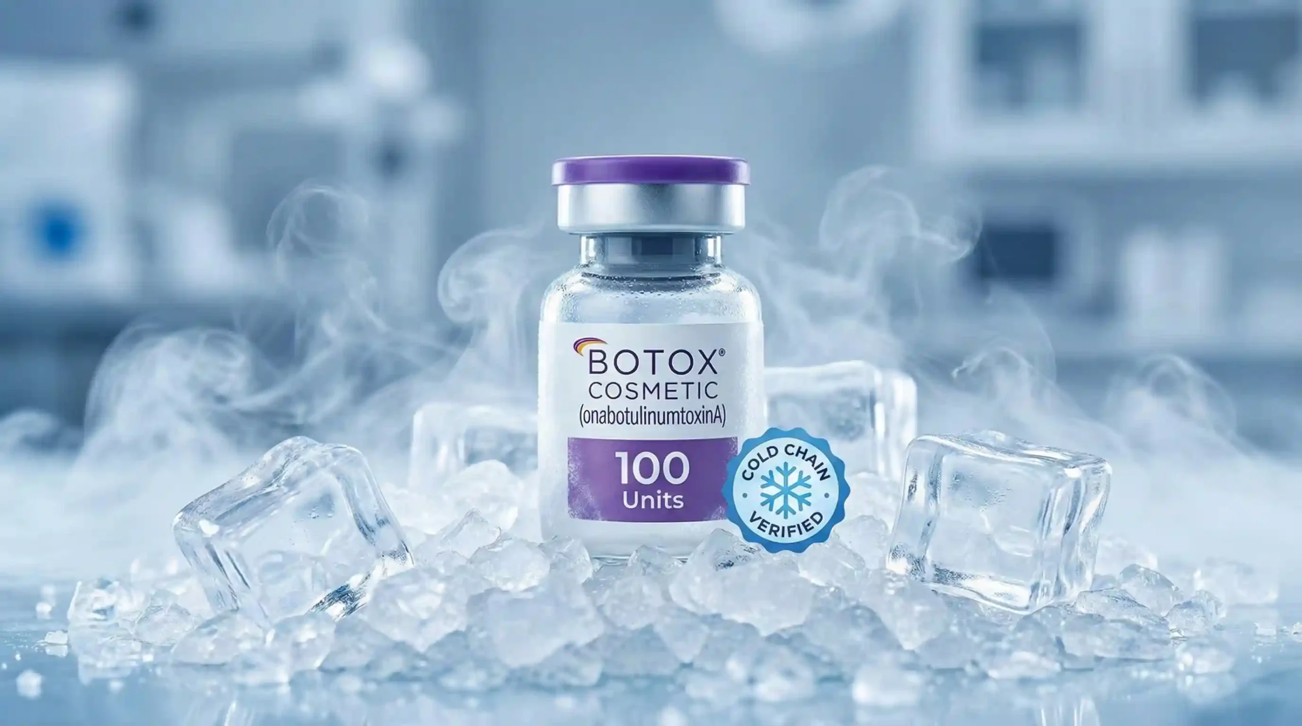 خرید بوتاکس امن و استاندارد؛ ویال بوتاکس اصلی روی یخ خشک با تاییدیه وزارت بهداشت